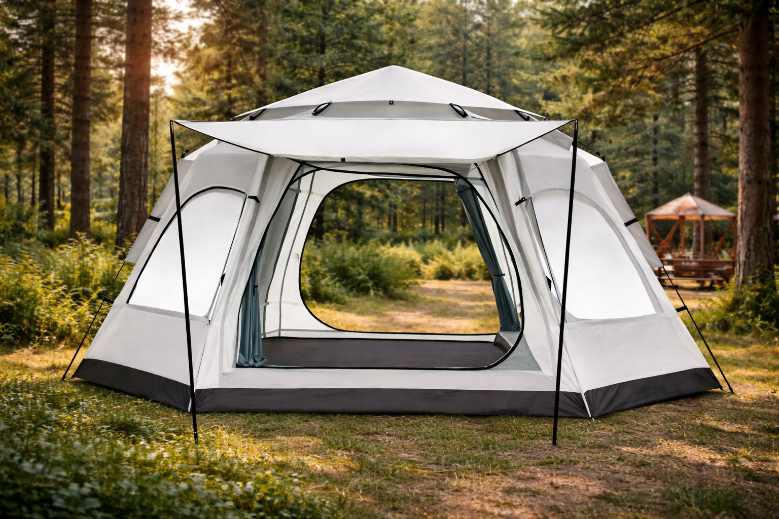 Tenterra – Tente hexagonale automatique 2 à 3 personnes – 4 saisons